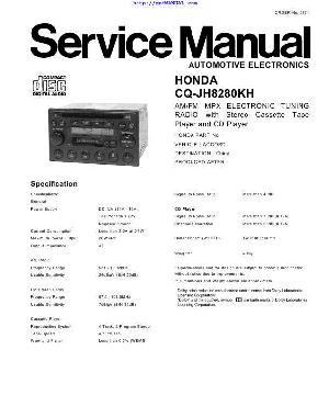 Сервисная инструкция PANASONIC CQ-JH8280KH ― Manual-Shop.ru