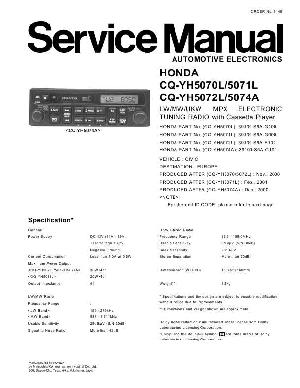 Service manual Panasonic CQ-YH5070, CQ-YH5071, CQ-YH5072, CQ-YH5074 ― Manual-Shop.ru
