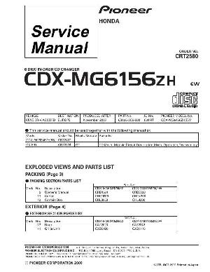 Service manual Pioneer CDX-MG6156ZH ― Manual-Shop.ru