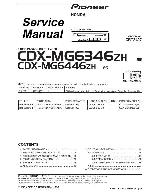 Service manual Pioneer CDX-MG6156ZH