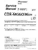 Service manual Pioneer CDX-MG6246ZH