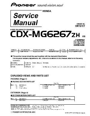 Service manual Pioneer CDX-MG6267ZH ― Manual-Shop.ru