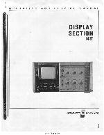 Service manual HP (Agilent) 141T DISPLAY