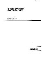 Service manual HP (Agilent) 16520A 16521A PATTERN GENERATOR