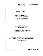 Service manual HP (Agilent) 1652B 1653B LOGIC ANALYZER