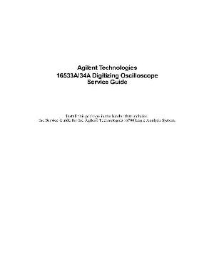 Сервисная инструкция HP (Agilent) 16533A 16534A DIGITIZING OSCILLOSCOPE ― Manual-Shop.ru