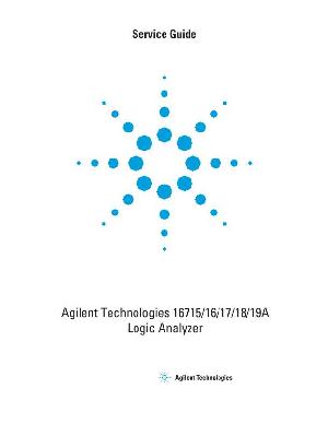 Сервисная инструкция HP (Agilent) 16715 16716 16717 16718 16719A LOGIC ANALYZER ― Manual-Shop.ru