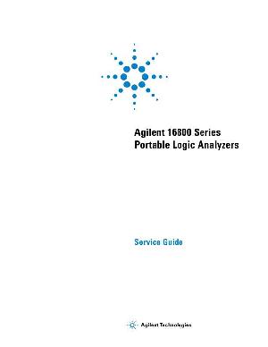 Service manual HP (Agilent) 16800 LOGIC ANALYZER ― Manual-Shop.ru