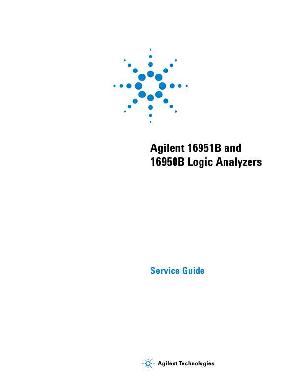 Service manual HP (Agilent) 16950B 16951B LOGIC ANALYZER ― Manual-Shop.ru