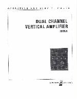 Service manual HP (Agilent) 1805A DUAL CHANNEL VERTICAL AMPLIFIER