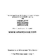 Сервисная инструкция HP (Agilent) 211A SQUARE WAVE GENERATOR