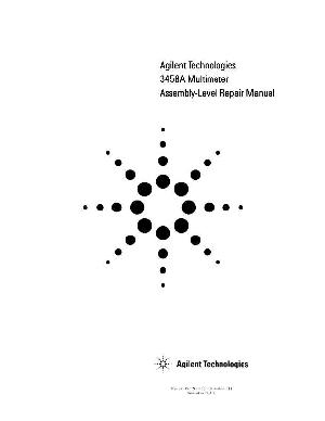 Service manual HP (Agilent) 3458A MULTIMETER ― Manual-Shop.ru