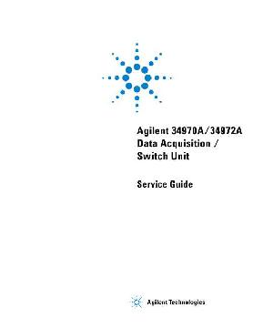 Сервисная инструкция HP (Agilent) 34970A 34972A SWITCH UNIT ― Manual-Shop.ru
