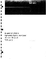 Service manual HP (Agilent) 3561A DYNAMIC SIGNAL ANALYZER