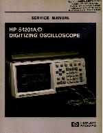 Сервисная инструкция HP (Agilent) 54201A D DIGITIZING OSCILLOSCOPE