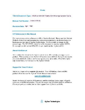 Сервисная инструкция HP (Agilent) 54520 54540 SERIES OSCILLOSCOPE ― Manual-Shop.ru