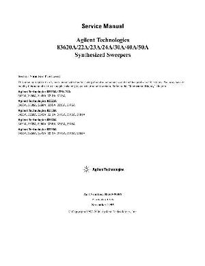 Сервисная инструкция HP (Agilent) 8360 SERIES SYNTHESIZED SWEEPER ― Manual-Shop.ru