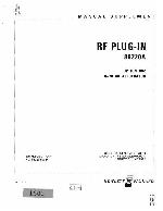 Сервисная инструкция HP (Agilent) 86220 RF PLUG IN