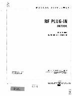 Сервисная инструкция HP (Agilent) 86220 RF PLUG IN