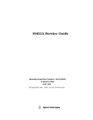 Service manual HP (Agilent) 89411A DOWNCONVERTER ― Manual-Shop.ru
