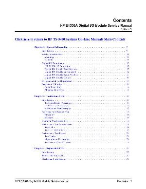 Сервисная инструкция HP (Agilent) E1330 DIGITAL IO ― Manual-Shop.ru