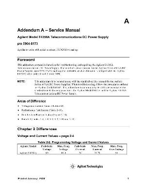 Сервисная инструкция HP (Agilent) E4356A DC POWER SUPPLY ― Manual-Shop.ru