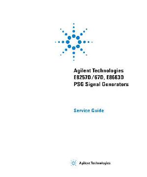 Сервисная инструкция HP (Agilent) E8257D E8267D E8663D SIGNAL GENERATOR ― Manual-Shop.ru