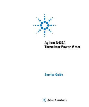 Сервисная инструкция HP (Agilent) N432A THERMISTOR POWER METER ― Manual-Shop.ru