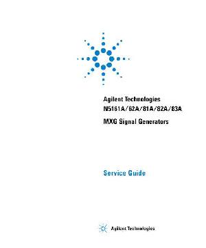 Service manual HP (Agilent) N5161A N5162A N5181A N5182A N5183A SIGNAL GENERATOR ― Manual-Shop.ru