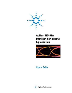 Сервисная инструкция HP (Agilent) N5461A DATA EQUALIZATION ― Manual-Shop.ru