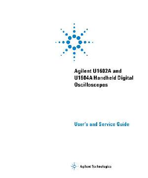 Сервисная инструкция HP (Agilent) U1602A U1604A DIGITAL OSCILLOSCOPE ― Manual-Shop.ru