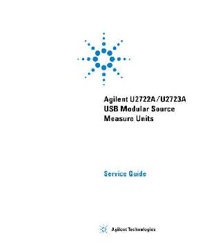 Сервисная инструкция HP (Agilent) U2722A U2723A SOURCE MEASURE UNIT ― Manual-Shop.ru