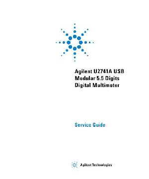 Сервисная инструкция HP (Agilent) U2741A DIGITAL MULTIMETER ― Manual-Shop.ru
