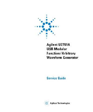 Сервисная инструкция HP (Agilent) U2761A FUNCTION GENERATOR ― Manual-Shop.ru