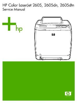 Service manual HP Color-LaserJet-2605, 2605DN, 2605DTN ― Manual-Shop.ru