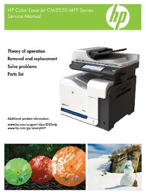 Сервисная инструкция HP COLOR LASERJET CM3530 MFP ― Manual-Shop.ru