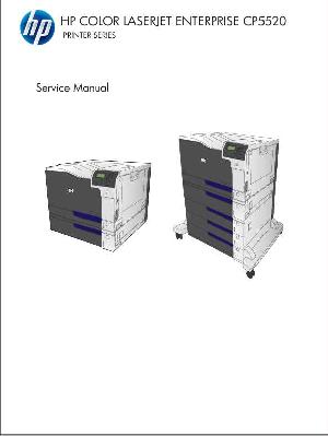 Service manual HP COLOR LASERJET ENTERPRISE CP5520N, DN, XH ― Manual-Shop.ru
