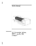Service manual HP DESIGNJET-200, DESIGNJET 220