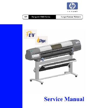Service manual HP DESIGNJET-5000 ― Manual-Shop.ru