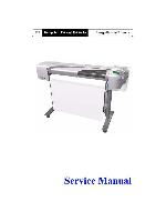 Service manual HP DESIGNJET-500, DESIGNJET 800