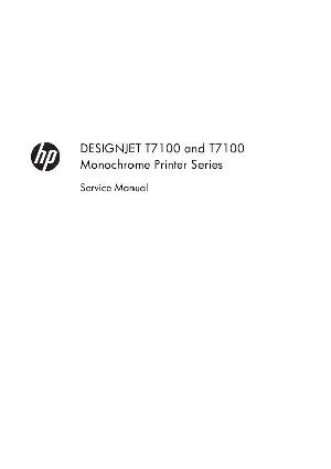 Сервисная инструкция HP DESIGNJET-T7100 ― Manual-Shop.ru