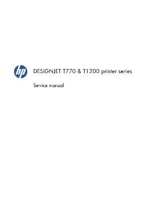 Service manual HP DESIGNJET T770, T1200 ― Manual-Shop.ru