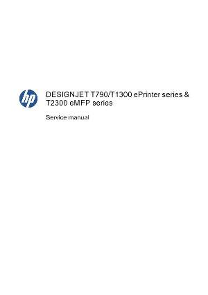 Service manual HP DESIGNJET-T790, T1300, T2300 ― Manual-Shop.ru