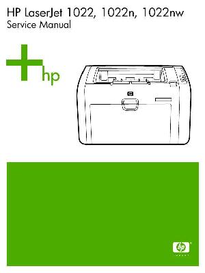 Сервисная инструкция HP Laserjet-1022, Laserjet 1022N, Laserjet 1022NW ― Manual-Shop.ru