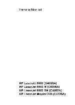 Service manual HP Laserjet-8000