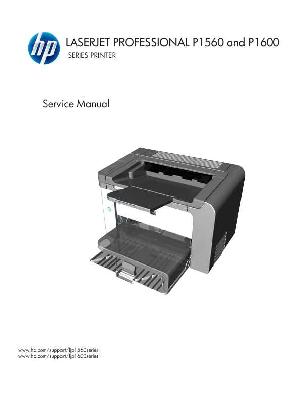 Сервисная инструкция HP Laserjet-P1560, P1600 ― Manual-Shop.ru