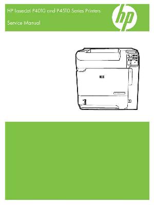 Сервисная инструкция HP LASERJET P4010, P4014, P4015, P4510, P4515 ― Manual-Shop.ru