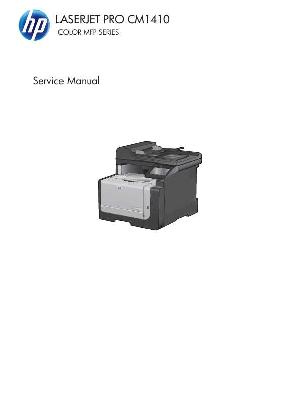 Сервисная инструкция HP LASERJET-PRO-CM1410 ― Manual-Shop.ru