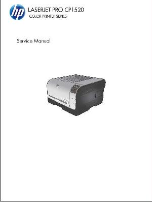 Сервисная инструкция HP LASERJET-PRO-CP1520 ― Manual-Shop.ru