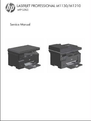 Сервисная инструкция HP LASERJET-PRO-M1130, M1210, M1212 ― Manual-Shop.ru